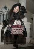 Caged Bird Hotel - Heretic Nun - Plus Size Halloween Gothic Lolita Blouse and JSK