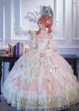 HinanaQueena - Butterfly - Gorgeous Hime Rococo Tea Party Princess Wedding Chinese Qi Lolita OP Dress and Accessories