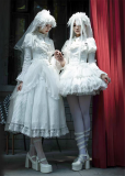 Withpuji - Fallen into Heaven - White Gothic Lolita OP Dress Set