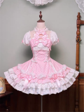 Alice Girl - Retro Polka Dot Doll Sweet Lolita OP Dress