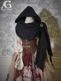 Alice Girl - Pirate Treasure Map - Pirate Boystyle Prince Konoda Ouji Lolita Hooded Shawl