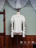 Twins Bear - Frosted Sugar Rabbit - Knitted Sweet Lolita Blouse