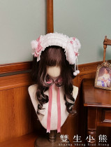 Twins Bear - Frosted Sugar Rabbit - Sweet Lolita Headband and Hairclips