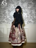 Alice Girl - Pirate Treasure Map - Pirate Boystyle Prince Konoda Ouji Lolita Hooded Shawl