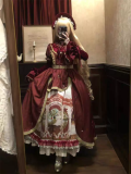 The Eden Rules - Empire Classic Retro Velvet Lolita OP Dress and Accessories