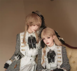 Forest Fluorescent Carps - Fishbone Church - Boystyle Prince Konoda Ouji Lolita Short Jacket, Blouse, Pants Set and Skirt Set