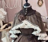 London Evening News - Classic Lolita OP Dress, Mermaid Skirt, Blouse, Cape and Hat