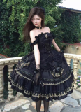Dream Contract - Pearl Banquet - Gorgeous Classic Lolita JSK Full Set