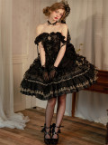 Dream Contract - Pearl Banquet - Gorgeous Classic Lolita JSK Full Set