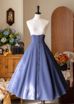 Forest Wardrobe - Forest Revelation - Vintage Elegant Retro Corset Casual Classic Lolita Skirt