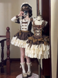 Heartbeat Doll	- Chocolate - Doll Sweet Lolita OP Dress, JSK and Accessories