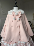 Cute Rabbit Ear Wool Sweet Lolita Shoulder Cape for Winter
