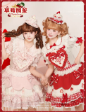 Flowers and Pearl Box - Strawberry Cake - Gorgeous Cute Sweet Lolita Accessories