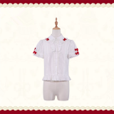 Flowers and Pearl Box - Strawberry Cake - Gorgeous Cute Sweet Lolita Blouse