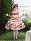 Flowers and Pearl Box - Strawberry Cake - Gorgeous Cute Sweet Lolita JSK