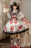 Flowers and Pearl Box - Strawberry Maid - Vintage Elegant Gorgeous Cute Sweet Lolita JSK and OP Dress