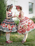 Flowers and Pearl Box - Strawberry Cake - Gorgeous Cute Sweet Lolita JSK