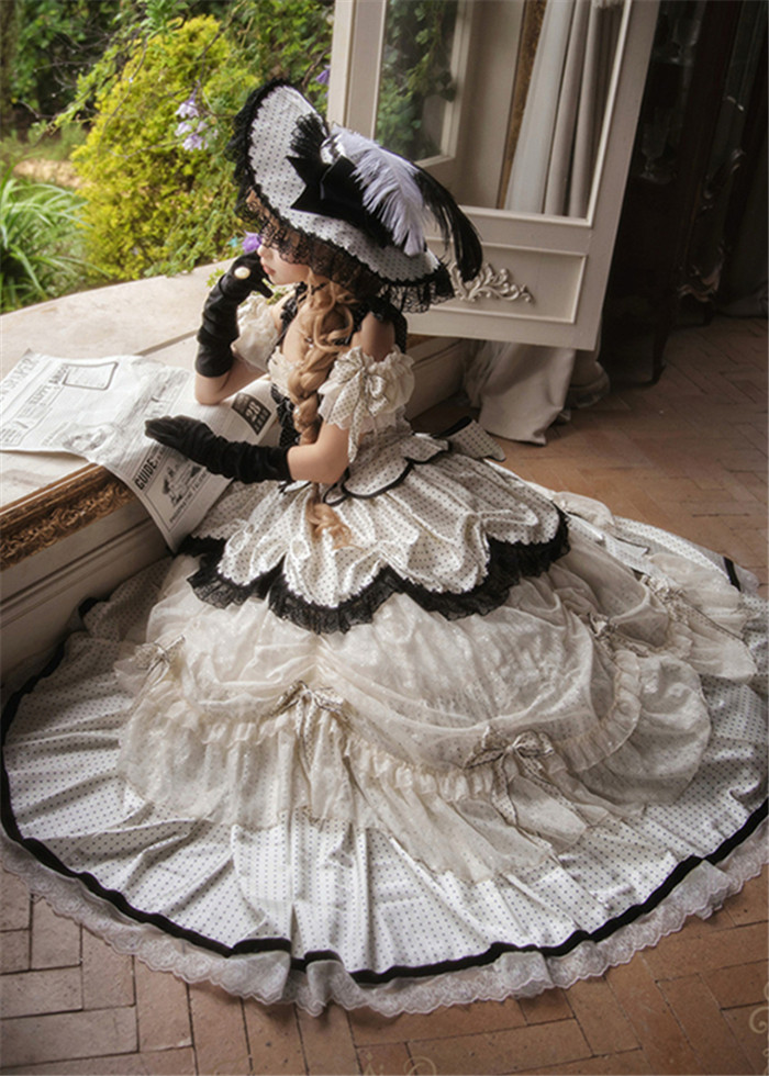 chinese dress ladies Nightingale and the Rose Gothic Black and Red Dress