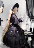 Xiaoxin - Ode to the Night - Y2K Gothic Lolita Dress and Accessories