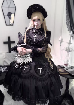 Xiaoxin - Ode to the Night - Y2K Gothic Lolita Dress and Accessories