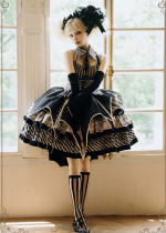 HinanaQueena - Twilight - Vintage Classic Lolita Topwear Jacket and Skirt Set, Corset JSK and Accessories