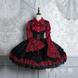 Twins Bear - The Misty Feast - Gothic Lolita Corset Overall Dress and Blouse