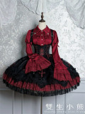 Twins Bear - The Misty Feast - Gothic Lolita Corset Overall Dress and Blouse