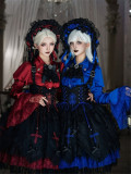 Twins Bear - The Misty Feast - Gothic Lolita Bell Shape Long Sleeves Blouse