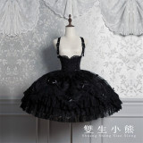 Twins Bear - The Misty Feast - Gothic Lolita Corset Overall Dress and Blouse