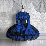 Twins Bear - The Misty Feast - Gothic Lolita Corset Overall Dress and Blouse