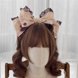 Good Dream Whisper - Chocolate Cat - Sweet Lolita JSK, Blouse, Headbow and Headband