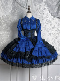 Twins Bear - The Misty Feast - Gothic Lolita Corset Overall Dress and Blouse