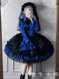 Twins Bear - The Misty Feast - Gothic Lolita Corset Overall Dress and Blouse