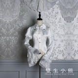 Twins Bear - The Misty Feast - Gothic Lolita Bell Shape Long Sleeves Blouse