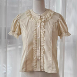 Good Dream Whisper - Chocolate Cat - Sweet Lolita JSK, Blouse, Headbow and Headband