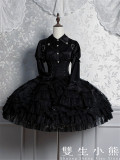 Twins Bear - The Misty Feast - Gothic Lolita Corset Overall Dress and Blouse