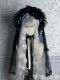 Twins Bear - The Misty Feast - Gothic Lolita Bonnet with Veil and Neck Tie
