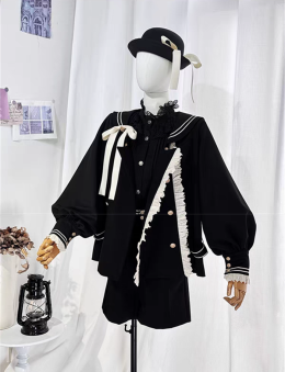 CastleToo - The City of Mist - Boystyle Prince Konoda Ouji Lolita Jacket , Shorts, Blouse and Hat