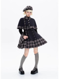 Sweet Dream - Wool British Preppy Casual Daily Lolita Blouse, JSK and Cape Set