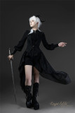 Lingxi - Lady Piano - Boystyle Prince Konoda Gothic Ouji Lolita Halter Vest with Tailing and Blouse