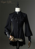 Lingxi - Lady Piano - Boystyle Prince Konoda Gothic Ouji Lolita Halter Vest with Tailing and Blouse