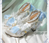 Tea Party Round Toe Sweet Lolita Heel Shoes