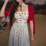 LaceMade - Little Bear's Kitchen - Elegant French Retro Party Prom Dress Sweet Casual Lolita JSK and Bolero