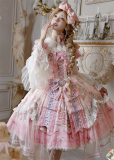Yinluofu - Doll Fantasy Box - Sweet Classic Lolita JSK, Blouse and Bonnet
