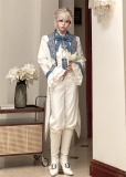 Your Princess - Moonlight Holy Rider- England Palace Boystyle Konoda Prince Ouji Lolita Jacket, Blouse, Corset and Pants Set