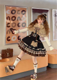 Xiaoxin -Detective Bear- Playful Sweet Lolita JSK, Blouse, Wool Cape and Hat
