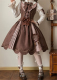 Alice Girl -Bear Chocolate- Sweet Classic Lolita Blouse