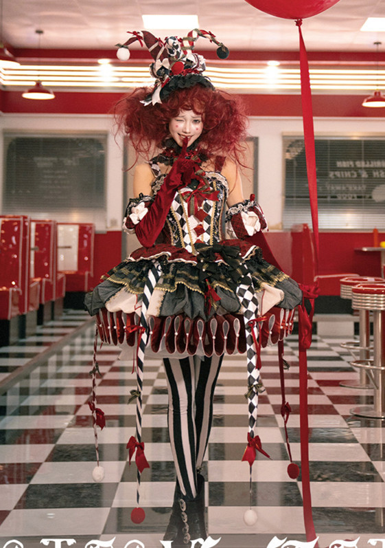 MieYe -Circus Series- Sweet Lolita JSK Dress Full Set