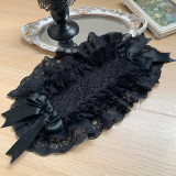 Withpuji -Rose Doll- Classic Casual Lolita Dress, Wool Cape and Headband