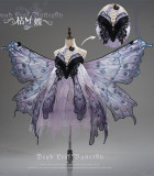 Urtto -Falling Leaf Butterfly- Halter Dress Sweet Gothic Lolita JSK